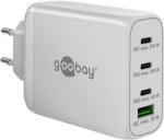 Goobay USB-C PD GaN Multiport Quick Charger (100 W) fehér (65556)