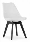 ARTOOL Konyha/nappali szék, Artool, Mark, PP, fa, fekete-fehér, 49x55.5x (ART-3705_1)