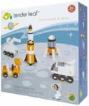 Tender Leaf Set de joaca din lemn premium, Tender Leaf Toys, Calator spatial, 7 piese