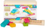 ECO-BRICKS Kit de construcție din lemn ECO-BRICKS Color Plus 48 buc (EBCP1048)