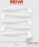 Reiva Zander Power Shad Gumihal 8cm 5 db/csomag - Fehér (9901-801)