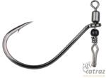 Gamakatsu Drop Shot Horog Forgóval Méret: 3/0 - Gamakatsu Swivel Shot Black (185068-300)