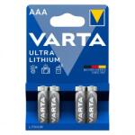VARTA Baterii litiu AAA R3, Blister 4 Buc. Varta (A0115447) Baterii de unica folosinta