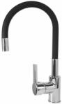 SINK Quality Flex Mosogató Csaptelep - Rugalmas, Fekete/Króm (BFX-bk)