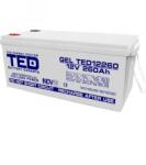 TED Electric Acumulator 12V 260Ah GEL DEEP CYCLE M8, TED Electric TED003539 (BA088179)