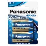 Panasonic Baterii D R20, blister 2 Buc. Panasonic EVOLTA (A0115318) Baterii de unica folosinta