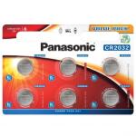 Panasonic Baterii litiu 3V CR2032 220mAh, 6 Buc. Panasonic (A0115329) Baterii de unica folosinta