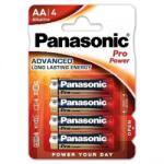 Panasonic Baterii AA R6, blister 4 Buc. Panasonic PRO (A0115302) Baterii de unica folosinta
