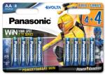 Panasonic Baterii AA R6, blister 4 + 4 Buc. Panasonic Evolta (A0115296) Baterii de unica folosinta