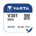VARTA Baterie ceas oxid argint 301 SR43SW, 1 Buc. Varta (BA083576) Baterii de unica folosinta