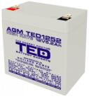 TED Electric Acumulator 12V 5.2Ah High Rate F2, AGM VRLA, TED Electric TED003287 (A0057648)
