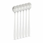 Family Rozsdamentes acél kávéskanál / latte macchiato kanál - 186 x 30 mm - 6 db / csomag (57578) - gardenet