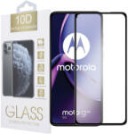 Motorola Moto G84 5G üvegfólia, tempered glass, előlapi, 10D, edzett, hajlított, fekete kerettel