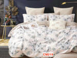 East Comfort Lenjerii de pat din finet cu 6 piese Cod CM219 Lenjerie de pat