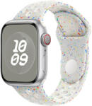 iprofix Apple Watch szíj, 42/ 44/ 45/ 49 mm, Öko - lélegző sport szilikon szíj - fehér (OS-0548)