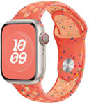 iprofix Apple Watch szíj, (38/40/41/42mm(Series 10), Öko - lélegző sport szilikon szíj - narancssárga (OS-0542)