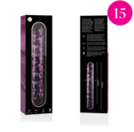 Nebula Series by Ibiza Стъклено розово дилдо модел 15 nebula 18.5 см