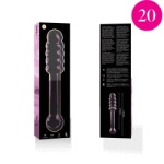 Nebula Series by Ibiza Стъклено розово дилдо модел 20 nebula 20.5 см