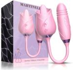 MARTINELLA Двоен розов стимулатор за клитор и вибриращо яйце Martinella