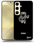 Picasee Husă neagră din silicon pentru Samsung Galaxy S24 S921B 5G - Astronaut Minimal
