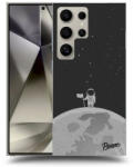 Picasee Husă neagră din silicon pentru Samsung Galaxy S24 Ultra S928B 5G - Astronaut