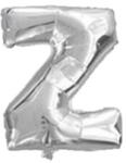 Balloons4party Balon folie litera Z argintiu 40 cm