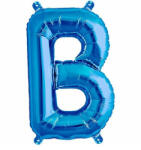 Balloons4party Balon folie litera B albastru 40cm