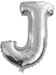 Balloons4party Balon folie litera J argintiu 40 cm