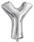 Balloons4party Balon folie litera Y argintiu 40cm