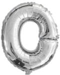 Balloons4party Balon folie litera O argintiu 40 cm