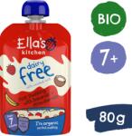 Ella's Kitchen BIO Tejmentes rizspuding banánnal és eperrel (80 g)