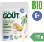 Good Gout BIO Póréhagyma burgonya chipsekkel és tőkehallal (190 g)