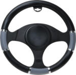 Automax Husa volan Chrome Ring Gri, material cauciucat, diametru 37-39cm (8730)