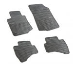 FroGum Set covorase auto din cauciuc Citroen C1, Peugeot 107, Toyota Aygo 2005-2014, presuri FROGUM, negre, 4 buc (D0639)