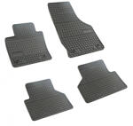 FroGum Set covorase auto din cauciuc Audi Q3 2011-2018, Negru, presuri FROGUM, negre, 4 buc (D0733)
