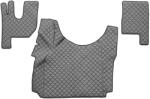 F-CORE Set covorase compatibile cu Renault T cu podea inalta (01.2014-2021), piele sintetica - Gri (F-CORE FL14 GRAY)