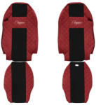 F-CORE Set huse scaune compatibil cu Mercedes Actros MP 2 (01.2003-12.2006) (F-CORE FX10 RED)
