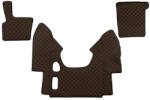 F-CORE Set covorase compatibile cu DAF XF 95 (01.1997-12.2005) Manual, piele sintetica (F-CORE FL16 BROWN)