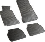 FroGum Set covorase auto din cauciuc Bmw Seria 5 E39 1995-2004, presuri FROGUM, negre, 4 buc (D0668)