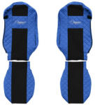 F-CORE Set huse scaune compatibil cu Mercedes Actros MP 4 01.2011-2019 (F-CORE FX13 BLUE)