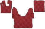 F-CORE Set covorase 3 piese compatibil cu DAF XF105 XF106 cutie automata cu webasto produs dupa 2006 (F-CORE FL09 RED)