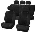 Carpoint Huse scaune auto Value gri cu negru , 9 buc (310504)