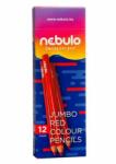 Nebulo Színes ceruza NEBULO Jumbo háromszögletű piros (JPC-TR-1) - robbitairodaszer