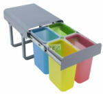 EKOTECH - Beépíthető hulladékgyűjtő EKKO 40 - 4x8 liter - webmuszaki