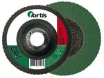 Fortis - Disc abraziv lamelar pentru inox 125mm, K80 forma arcuita, Fortis (4317784705202)