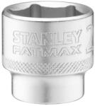 STANLEY Cap cheie tubulara FatMax 3/8", 6p, 22mm, Stanley (FMMT17222-0) - bricolaj-mag Set capete bit, chei tubulare