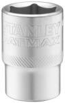 STANLEY Cap cheie tubulara FatMax 1/2", 6p, 19mm, Stanley (FMMT17238-0) - bricolaj-mag Set capete bit, chei tubulare