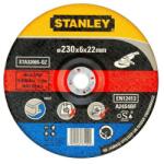 STANLEY Disc abraziv cu degajare pentru polizare metale diametru 230x22x6mm, Stanley (STA32065-QZ) - bricolaj-mag Disc de taiere