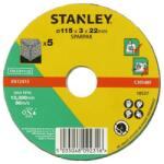 STANLEY Discuri abrazive cu degajare pentru taiere piatra/ciment 115x22x3.2mm, Stanley (STA32810-QZ) - bricolaj-mag Disc de taiere