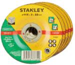 STANLEY Disc abraziv cu degajare pentru taiere piatra/ciment diametru 115x22x3.2mm, Stanley (STA32075-QZ) - bricolaj-mag Disc de taiere
